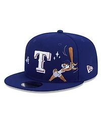 New Era Men's Royal Texas Rangers Looney Tunes Lola Bunny 9FIFTY Snapback Hat