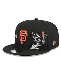 New Era Men's Black San Francisco Giants Looney Tunes Bugs Bunny 9FIFTY Snapback Hat