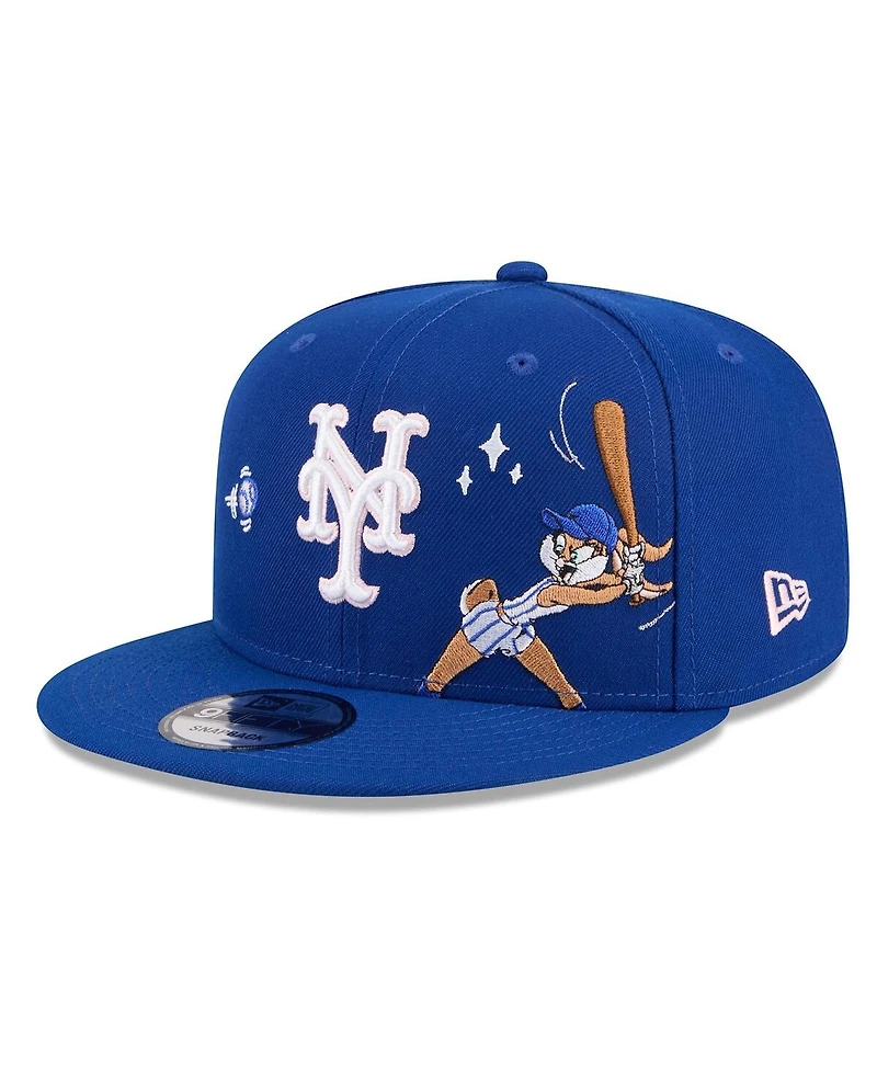 New Era Men's Royal New York Mets Looney Tunes Lola Bunny 9FIFTY Snapback Hat