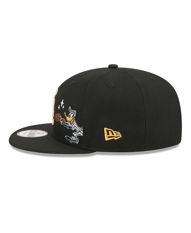 New Era Men's Black Chicago White Sox Looney Tunes Daffy Duck 9FIFTY Snapback Hat
