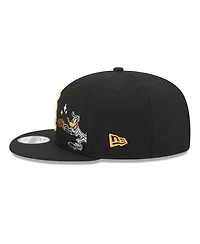 New Era Men's Black Chicago White Sox Looney Tunes Daffy Duck 9FIFTY Snapback Hat