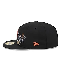 New Era Men's Black San Francisco Giants Looney Tunes Bugs Bunny 59FIFTY Fitted Hat