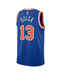 Nike Men's and Women's Tyler Kolek Blue New York Knicks Icon Edition Swingman Jersey