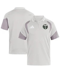 Adidas Men's Silver Portland Timbers 2026 Tiro Competition Polo Shirt