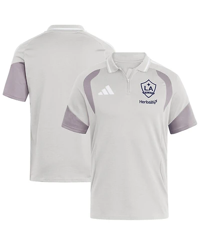 Adidas Men's Silver La Galaxy 2026 Tiro Competition Polo Shirt