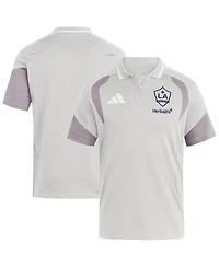 Adidas Men's Silver La Galaxy 2026 Tiro Competition Polo Shirt