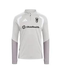 Adidas Men's Silver Columbus Crew 2026 Tiro Competition Quarter-Zip Training Sweatshirt