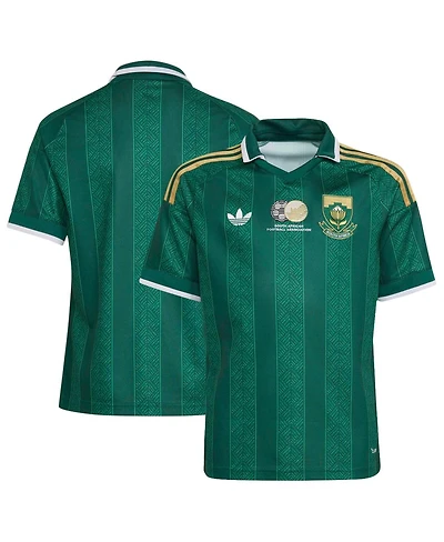 Adidas Big Boys and Girls Green South Africa National Team 2026 Away Replica Jersey