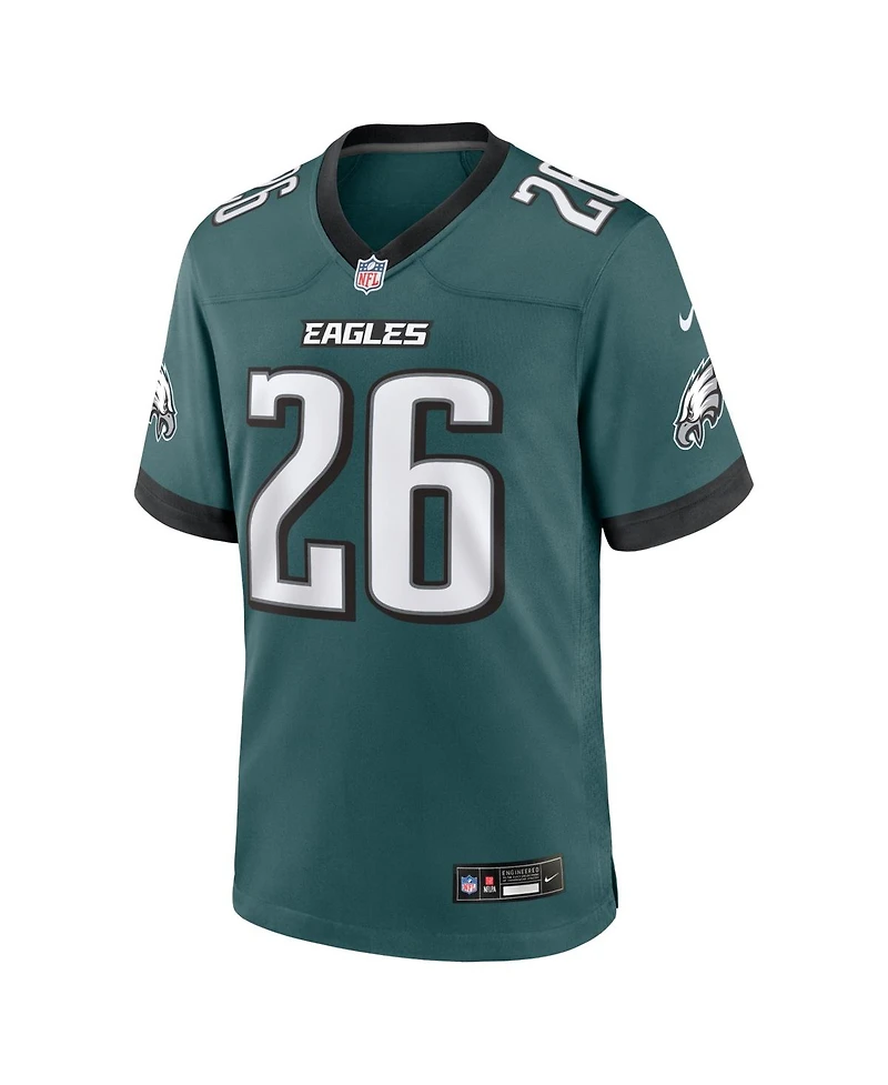 Nike Men's Saquon Barkley Midnight Green Philadelphia Eagles Team Game Jersey