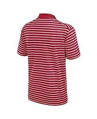 Nike Men's Red Cincinnati Reds Cooperstown Collection Dri-fit Victory Striped Polo Shirt