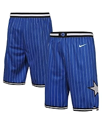 Nike Big Boys and Girls Royal Orlando Magic Icon Edition Swingman Shorts