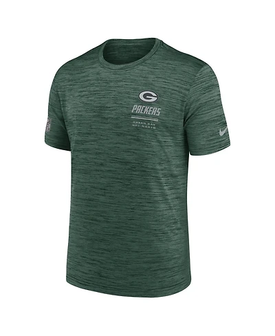 Nike Men's Green Bay Packers Sideline Double Covered Dri-fit Velocity T-Shirt