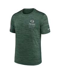 Nike Men's Green Bay Packers Sideline Double Covered Dri-fit Velocity T-Shirt