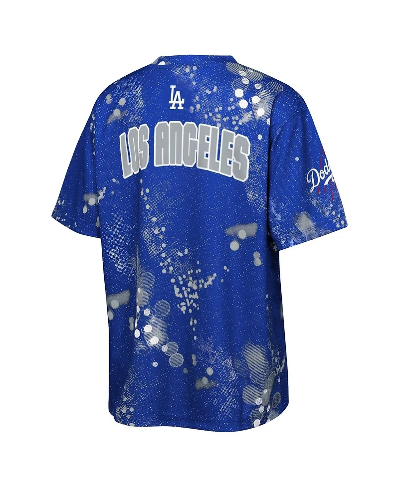 Outerstuff Big Boys and Girls Blue Los Angeles Dodgers Y2 Tech Stadium Lights T-Shirt