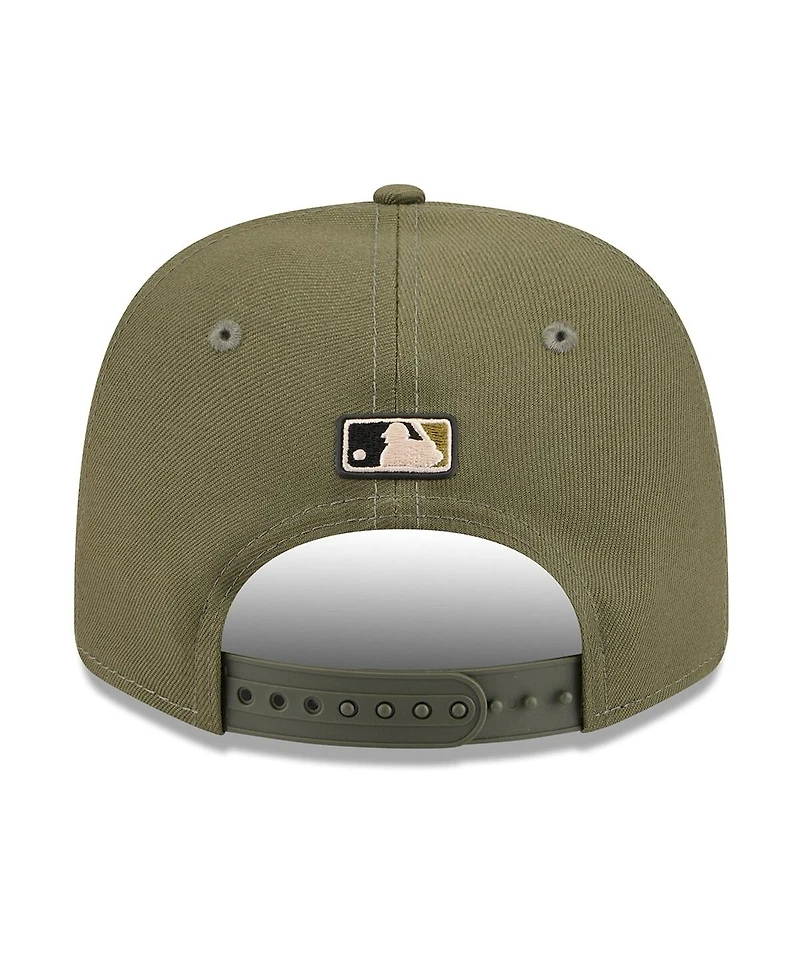 New Era Men's Olive Washington Nationals 2026 Armed Forces Day 9SEVENTY Adjustable Hat
