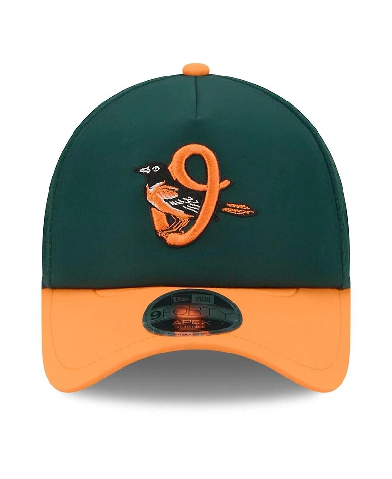 New Era Men's Orange/Dark Green Baltimore Orioles 2026 City Connect Apex 9FORTY Adjustable Hat