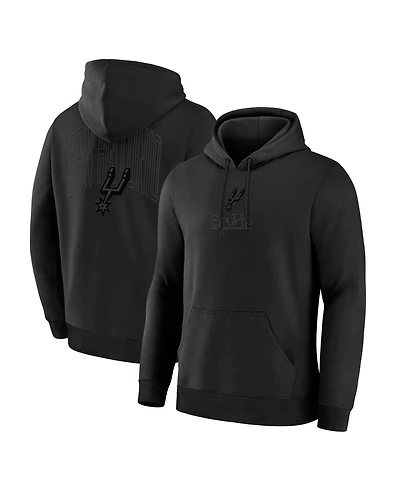 Fanatics Men's San Antonio Spurs Black Out Hoodie