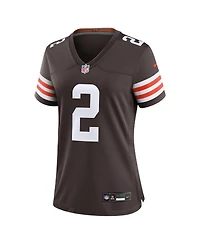 Nike Women's Shedeur Sanders Brown Cleveland Browns Team Game Jersey