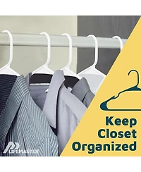 Lifemaster Plastic Clothes Hanger Set