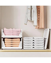 Yigii 5-Pack Stackable Storage Bins for Home Organization
