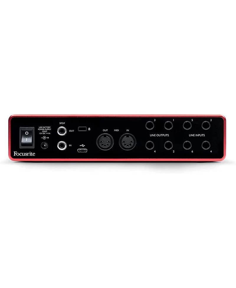 Focusrite Scarlett 8i6 3rd-Gen Usb-c Audio Interface Studio Bundle - Monitors, Mic, Headphones & Software