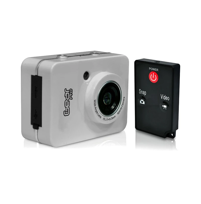 Pyle Gear Pro Sports Action Camera 1080P Hd 12MP Touch Screen Waterproof Case Remote Control Mount GDV285SL