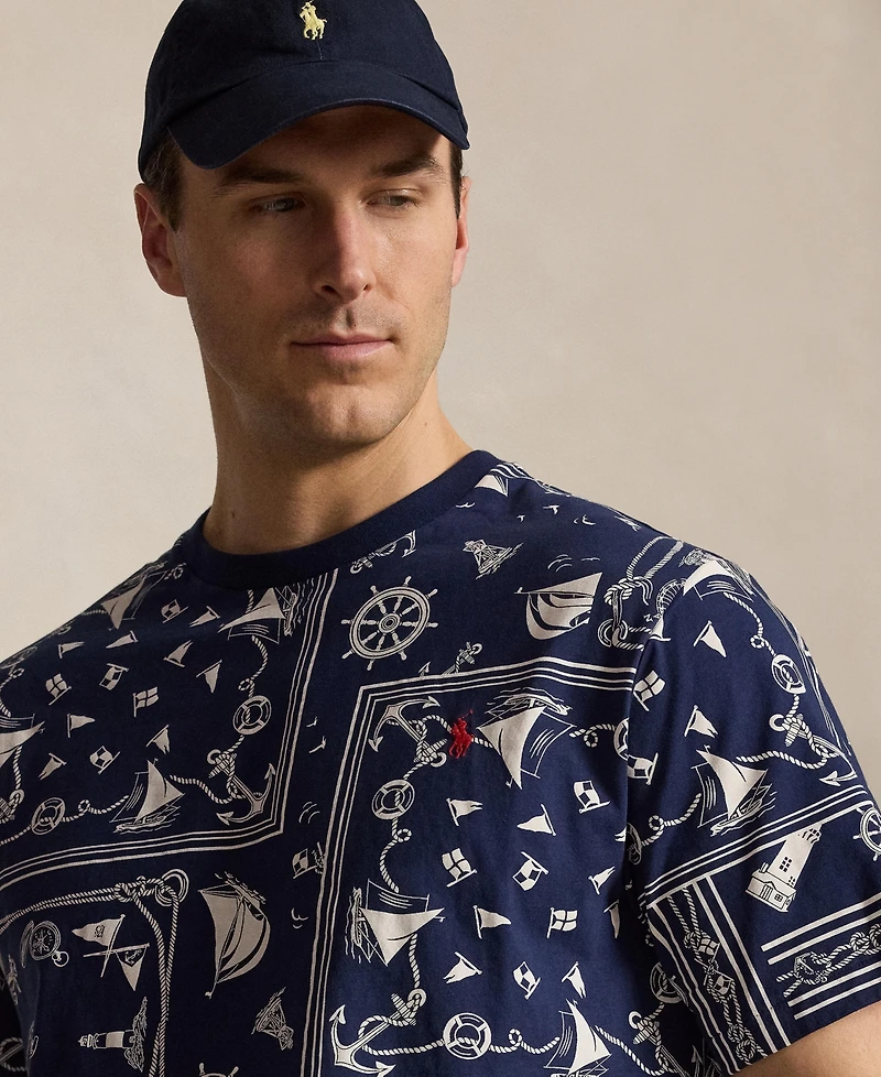 Polo Ralph Lauren Men's Big & Tall Bandanna Jersey T-Shirt