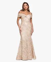 Xscape Women's Off-The-Shoulder Ball Gown