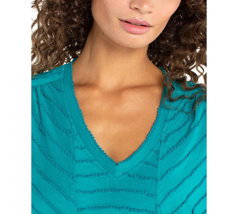 Liverpool Los Angeles Women's V-Neck Top
