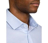 ConStruct Men's Spread Collar Slim-Fit Performance Stretch Comfort Dress Shirt