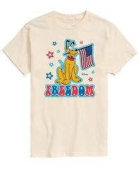 Airwaves Men's Disney Pluto Freedom Short-Sleeve Graphic T-Shirt