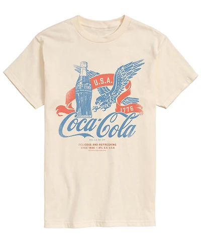 Airwaves Men's Coca-Cola Usa Eagle Short-Sleeve Graphic T-Shirts