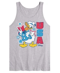 Airwaves Men's Disney Donald Usa Sleeveless Graphic Tank T-Shirts