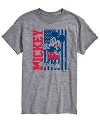 Airwaves Men's Disney Mickey Vertical Flag Short-Sleeve Graphic T-Shirt