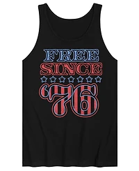 Airwaves Men's Free Since 76 Sleeveless Graphic Tank T-Shirts