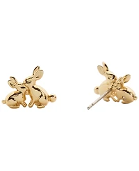 kate spade new york Gold-Tone Love You, Mom Bunny Stud Earrings