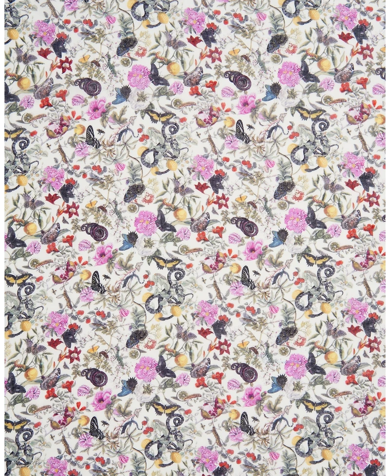 Fable England Women's Floral Engravings Lightweight Scarf