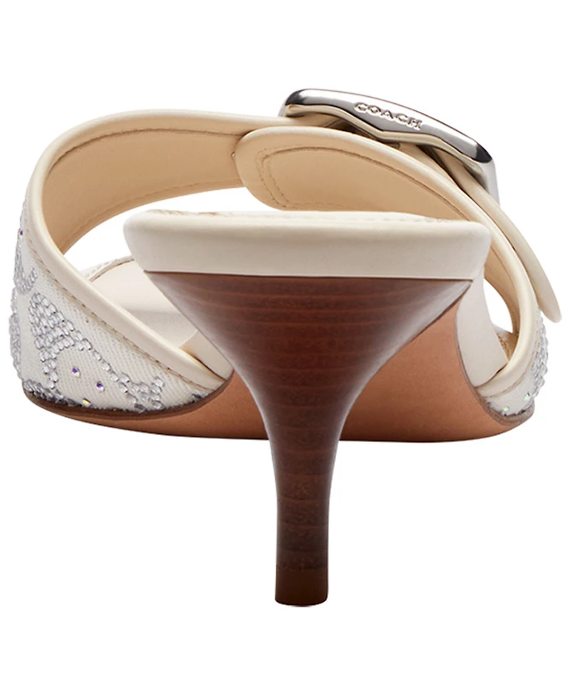 Coach Women's Margot Signature Jacquard Slip-On Sandals