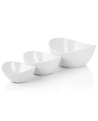 Elama 3-Tiered Oval Bowl Serving Stand Set