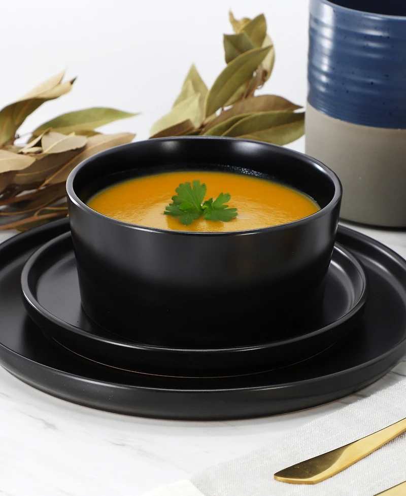 Elama Josh 18-Piece Dinnerware Set, Service For 6