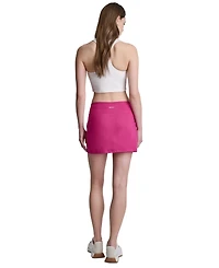 Dkny Sport Women's Balance Compression Super High Waist Pull-On Skort