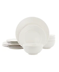 Elama Gemma 12-Piece Dinnerware Set, Service For 4