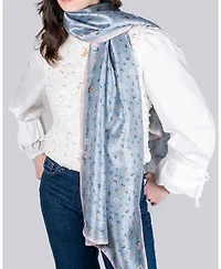 Fable England Women's Ditsy Sprigs Silky Scarf