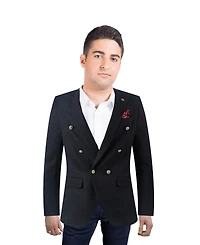 Elie Balleh Men's Slim Fit Classic Waffle Weave Sport Coat