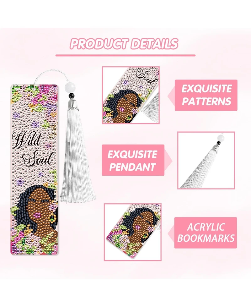 Gnuadz Boho Painting Bookmark Kit Diy Craft Gift