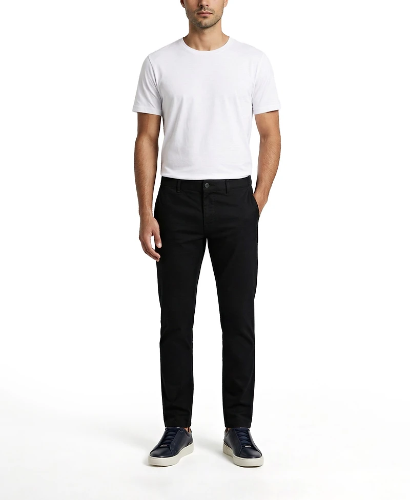 Boss by Hugo Men's Stretch-Cotton Satin Slim-Fit Chinos