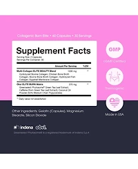 Obvi Burn Elite - Collagen Supplement for Women - Fitness, Metabolism and Mobility Support - Natural Thermogenic Formula - Gluten-Free