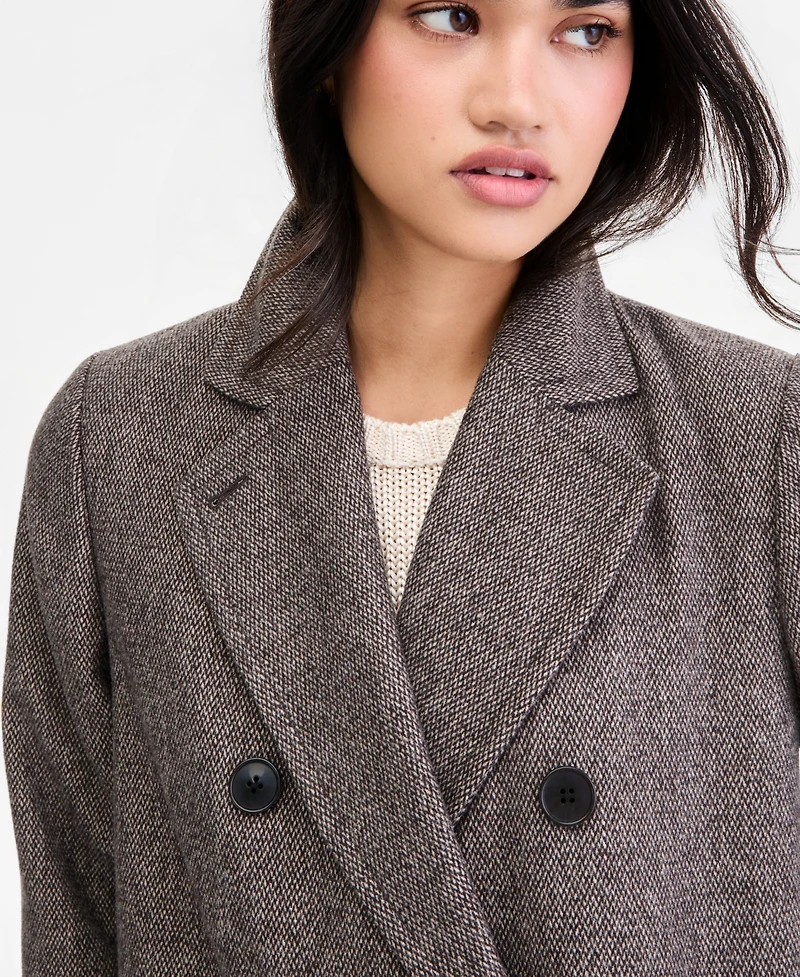 Calvin Klein Women's Double-Breasted Pea Coat, Created for Macy's