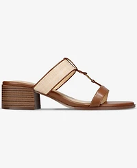 Giani Bernini Women's Almond Toe Stacked Heel Sandals, Macy's Exclusive