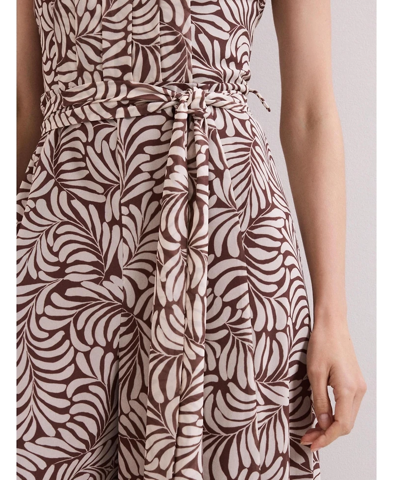 Phase Eight Women's Janine Leaf Sleeveless Jumpsuit
